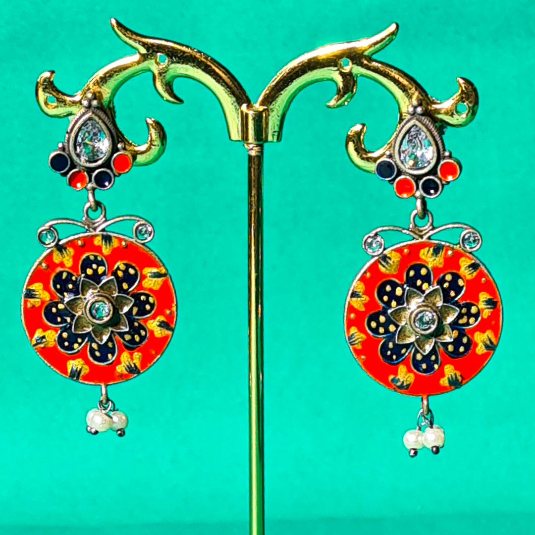 ARTISANAL MOSAIC EARRINGS